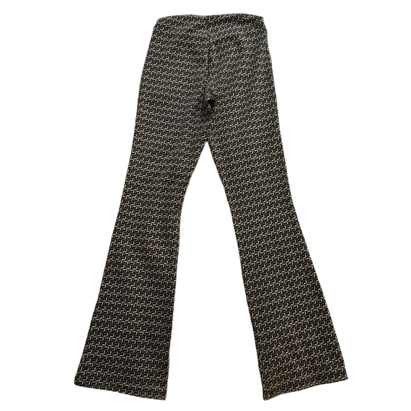 ZARA JACQUARD PANTS BLACK / SAND - Picture 9 of 11